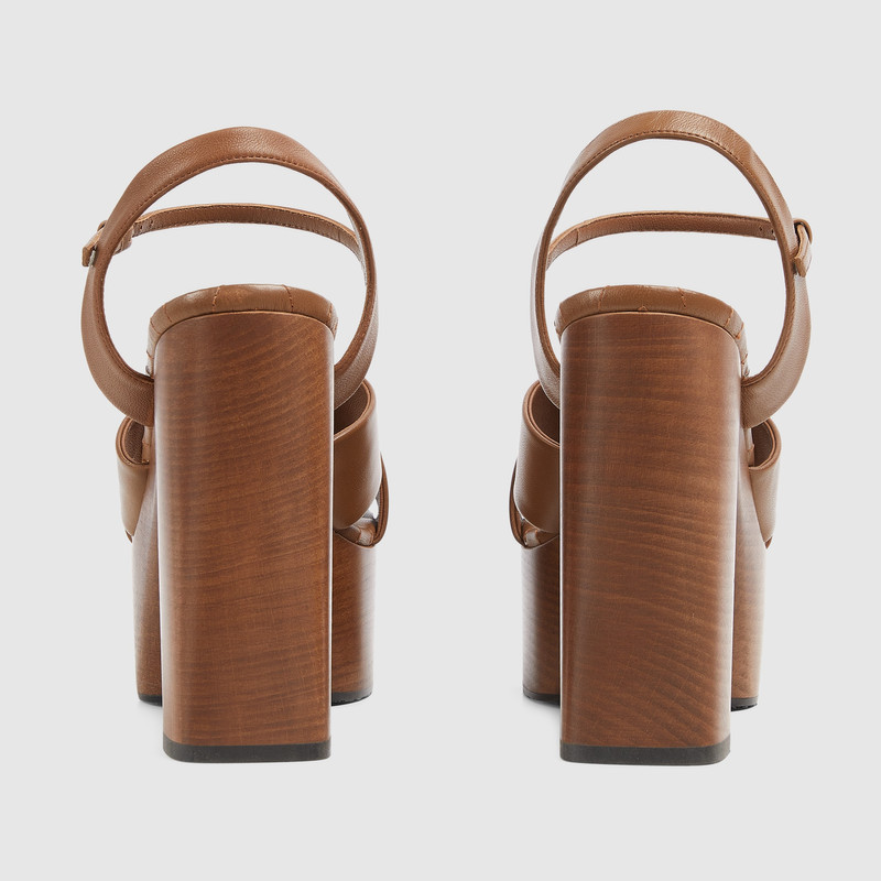GUCCI Women's platform sandal outlook