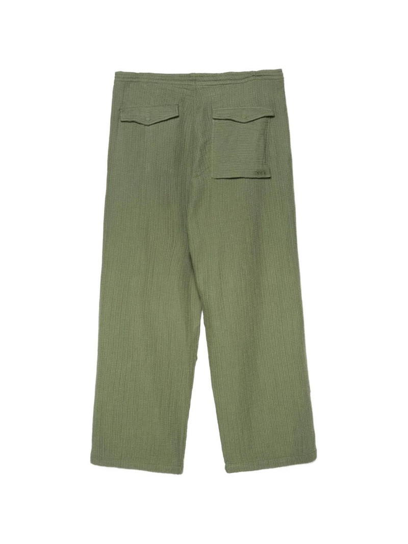 MAHARISHI SASHIKO-STITCHED WIDE-LEG TROUSERS outlook