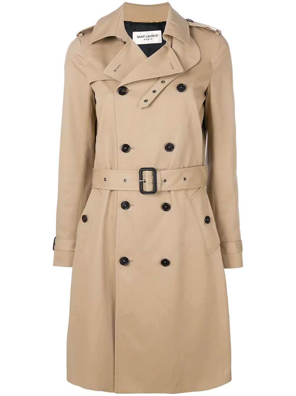 belted classic trench coat - 1
