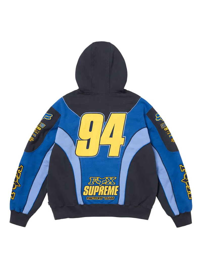 Supreme x Fox Racing® zip-fastening hoodie outlook