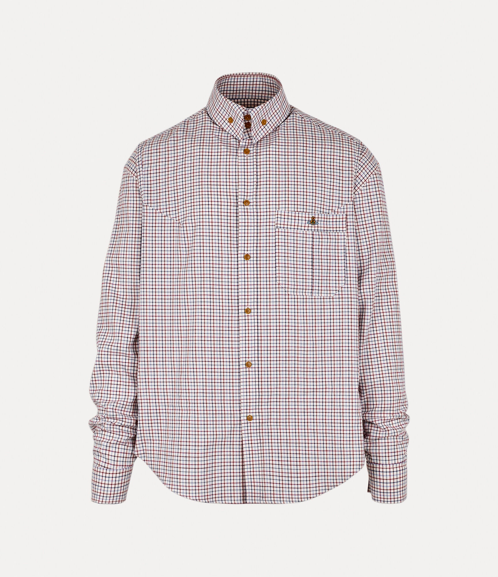 TWO BUTTON KRALL SHIRT - 1