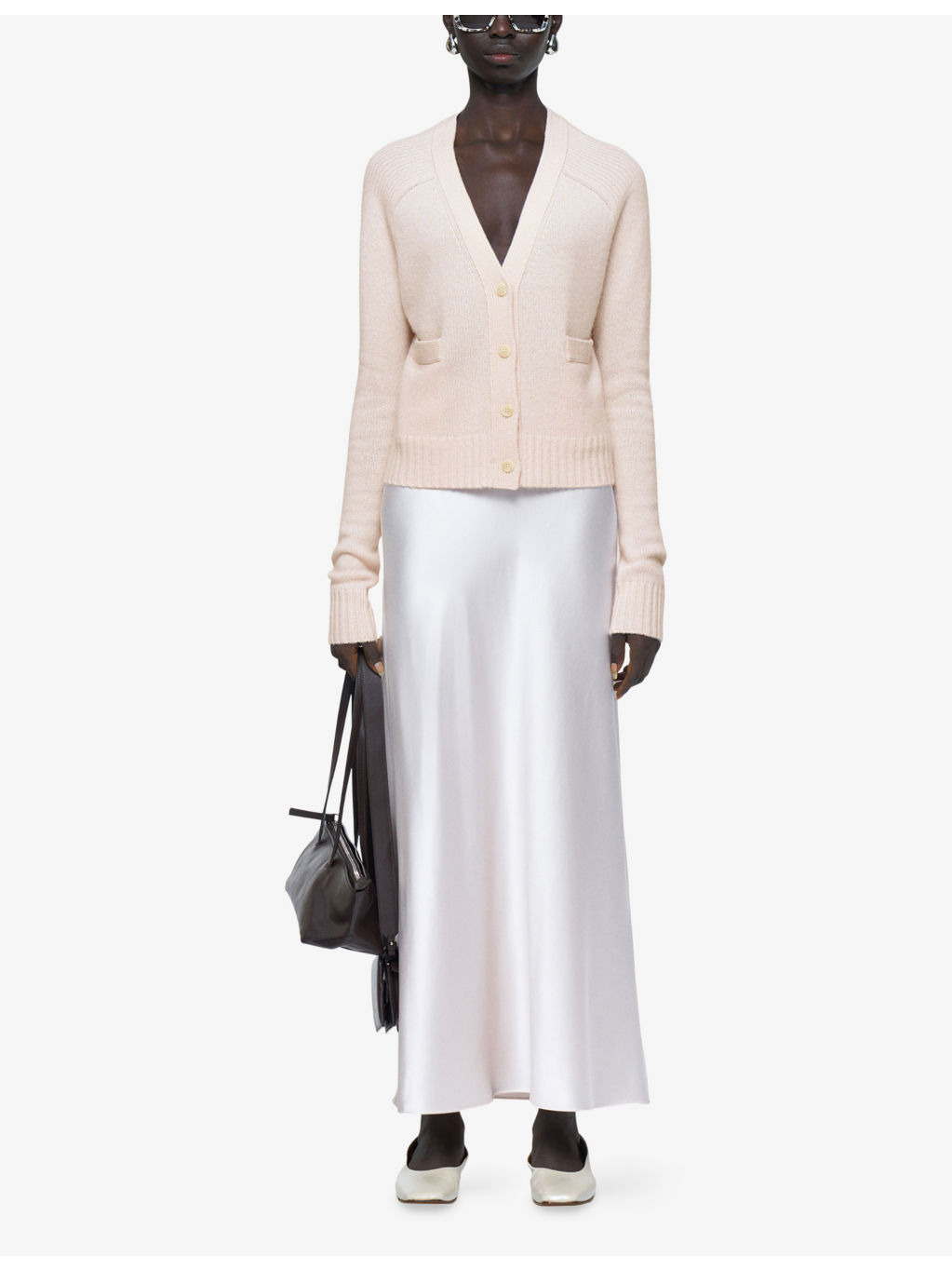 Open Relaxed-Fit Cashmere Cardigan - 2