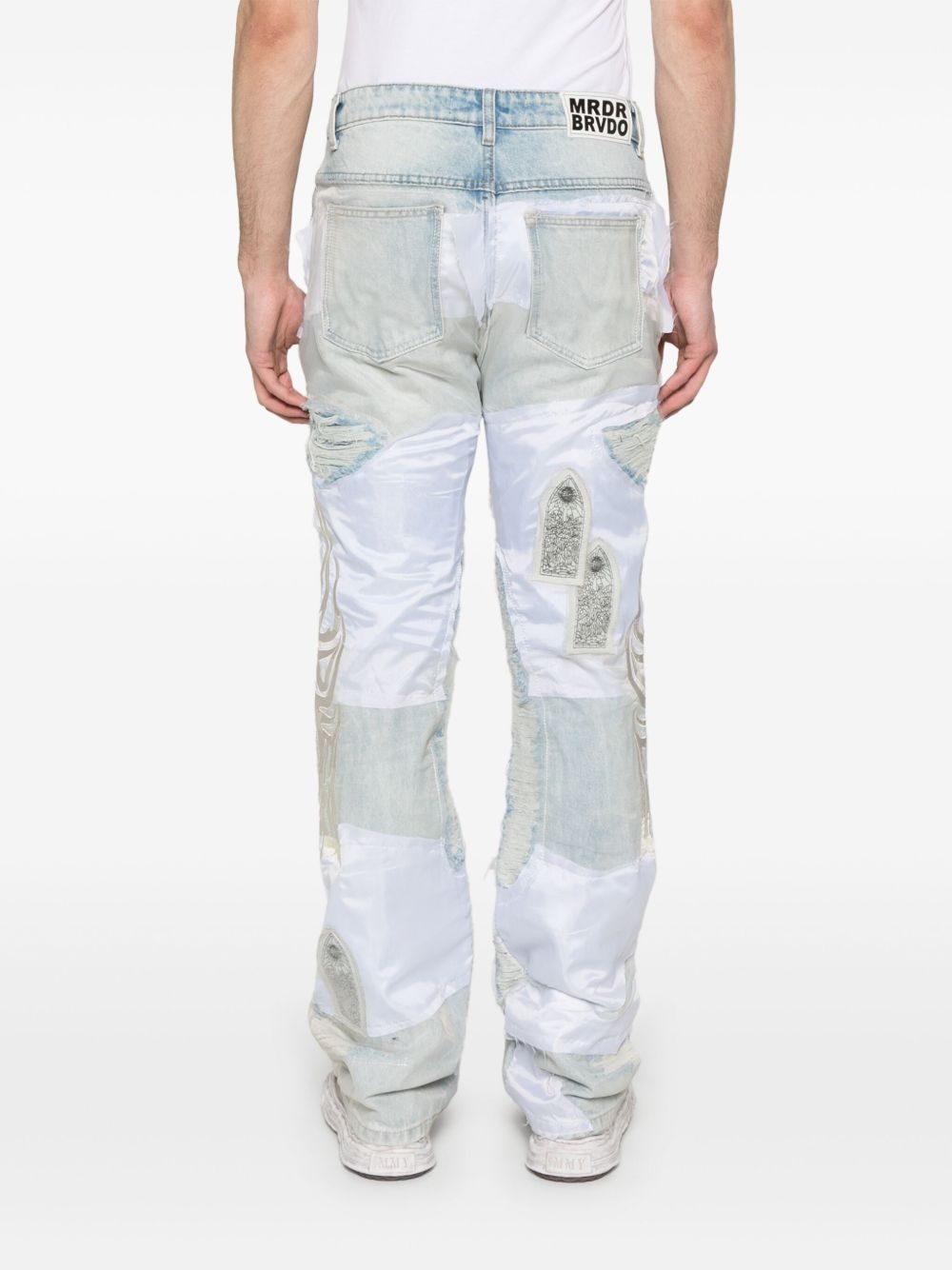 Winged Organza jeans - 4