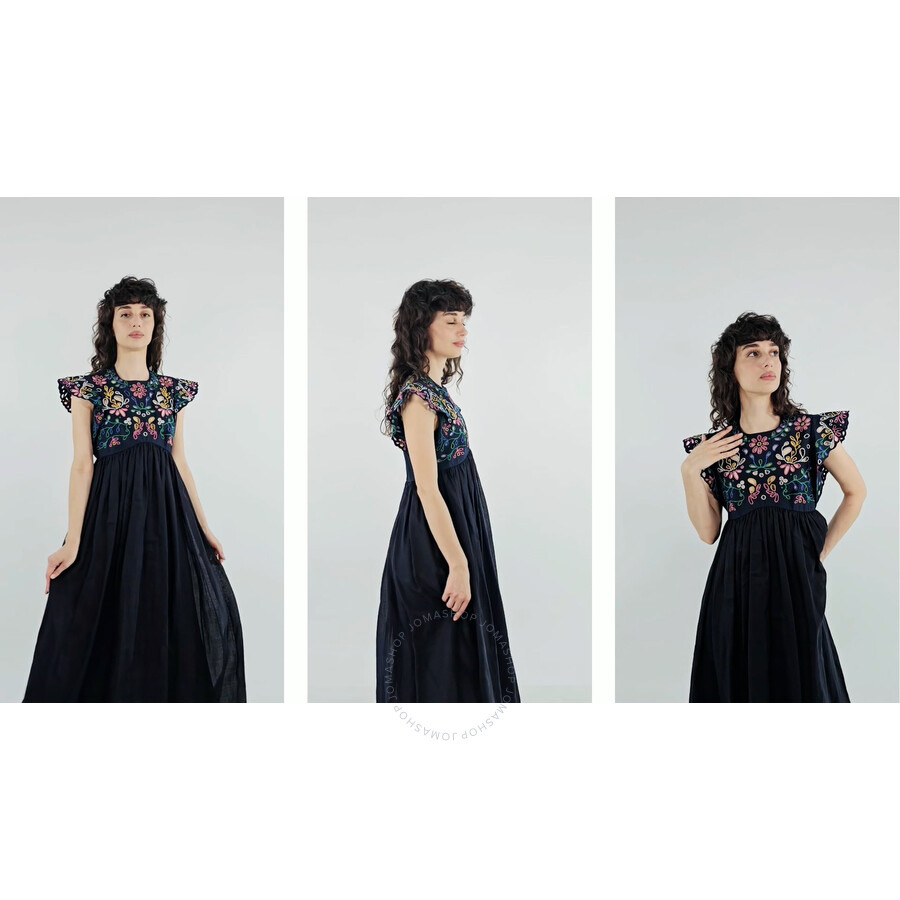 Chloe Ladies Empire Ruffled Maxi Dress - 8