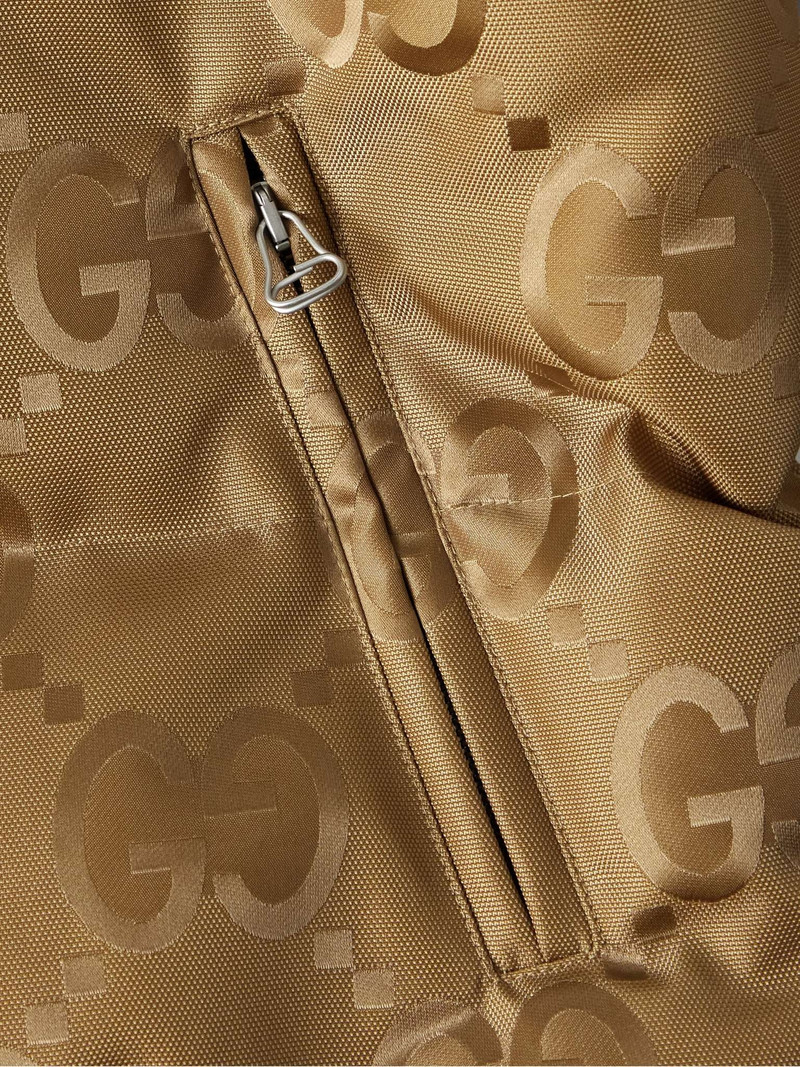 Quilted Logo-Jacquard Shell Hooded Down Jacket 3