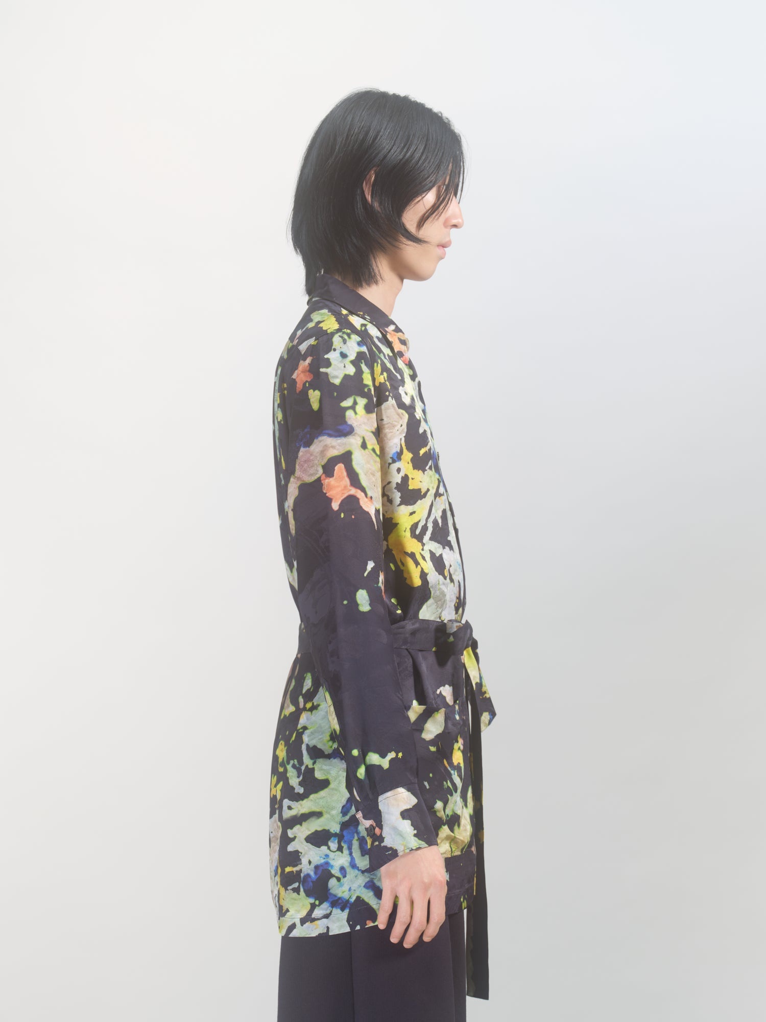 FLORAL PYJAMA SHIRT - 3