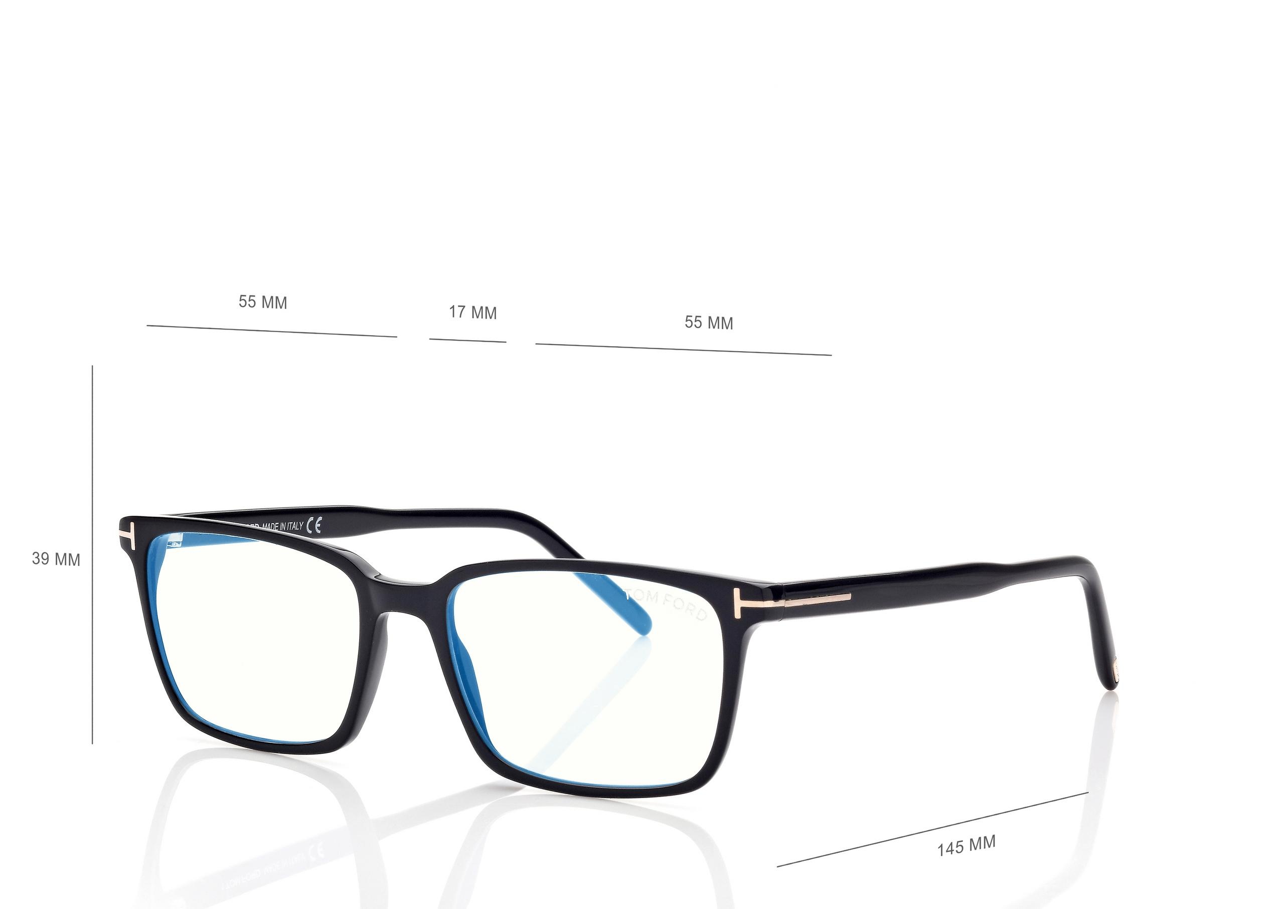 BLUE BLOCK SQUARE OPTICALS - 4