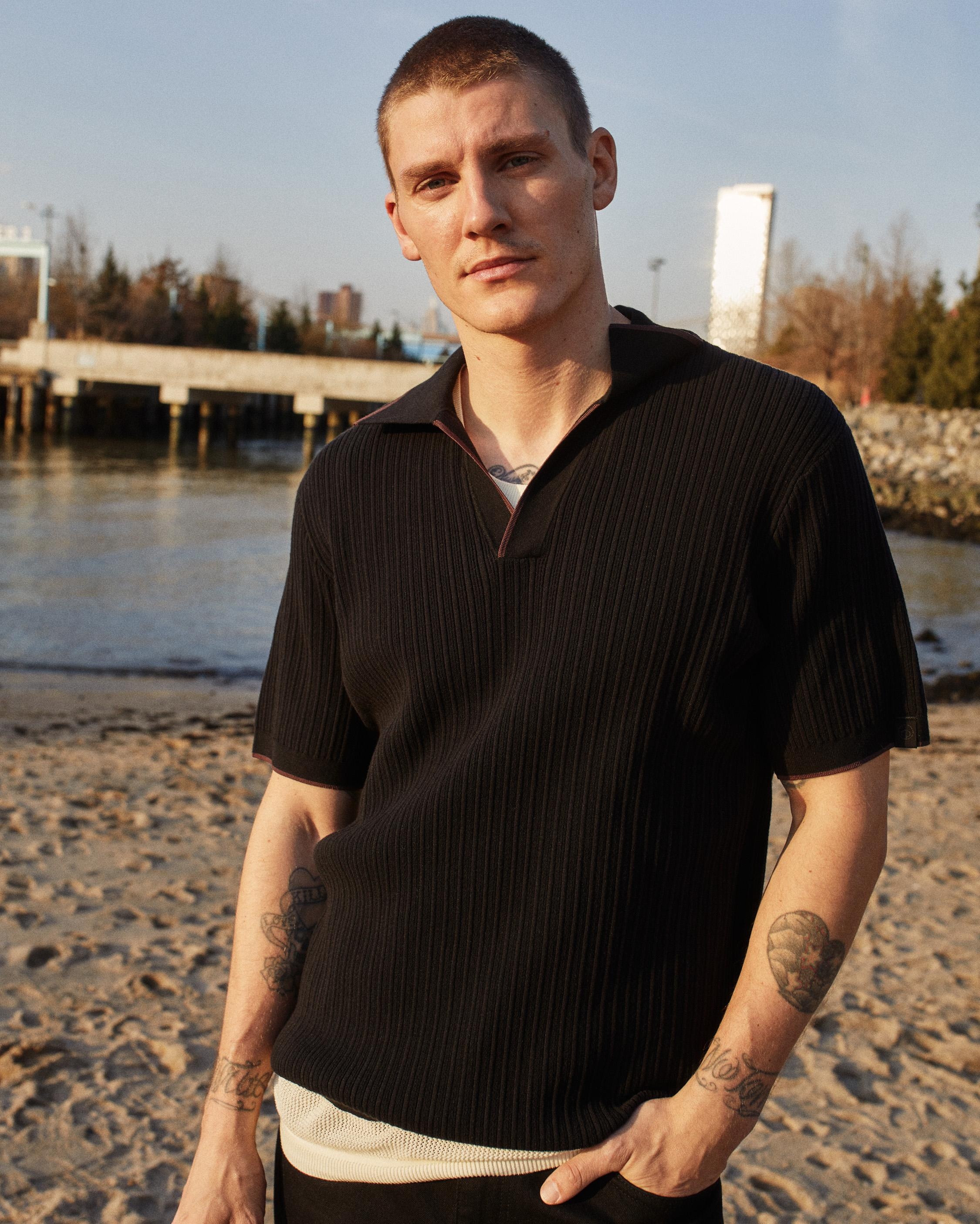 Harbor Cotton Nylon Polo - 2