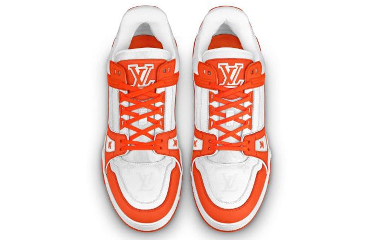 LOUIS VUITTON Trainer Sneakers 'White Orange' 1A811N - 2