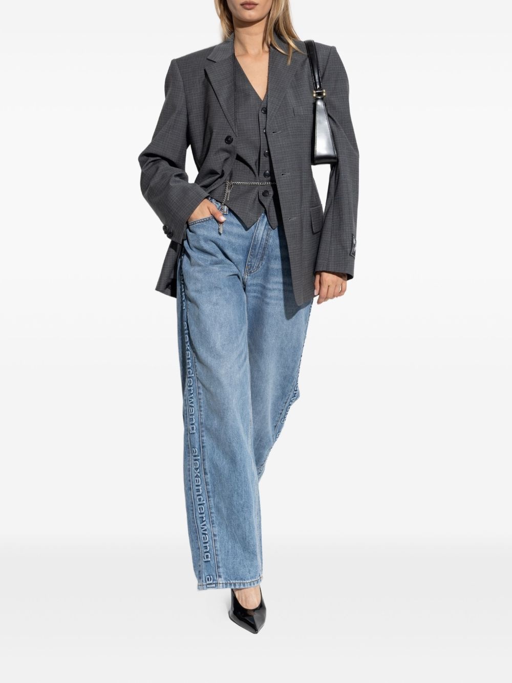 chain-embellished waistcoat - 2