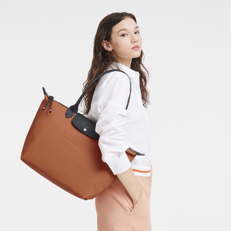Longchamp Le Pliage Energy L Tote bag Sienna - Canvas outlook