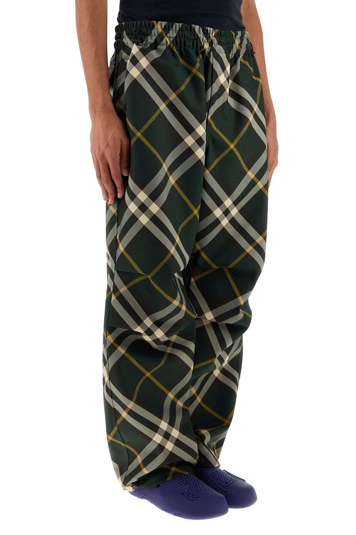 Embroidered polyester pant - 3