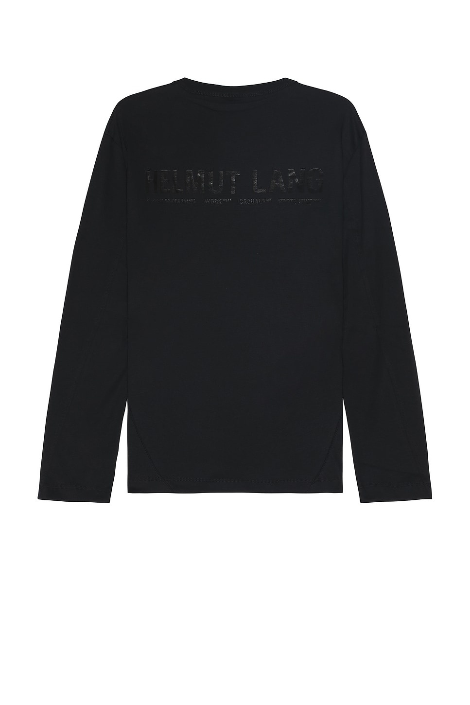 HELMUT LANG｜ (Long-Sleeve Apex Tee (O06HM504 D1P)) Helmut Lang Long-Sleeve Apex Tee | HELMUTLANG.COM