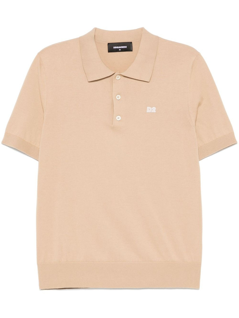 logo-patch polo shirt 1