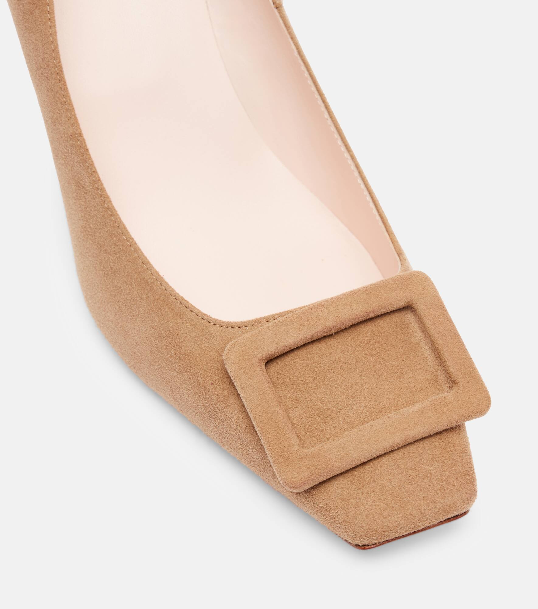 Trompette 70 suede pumps - 5