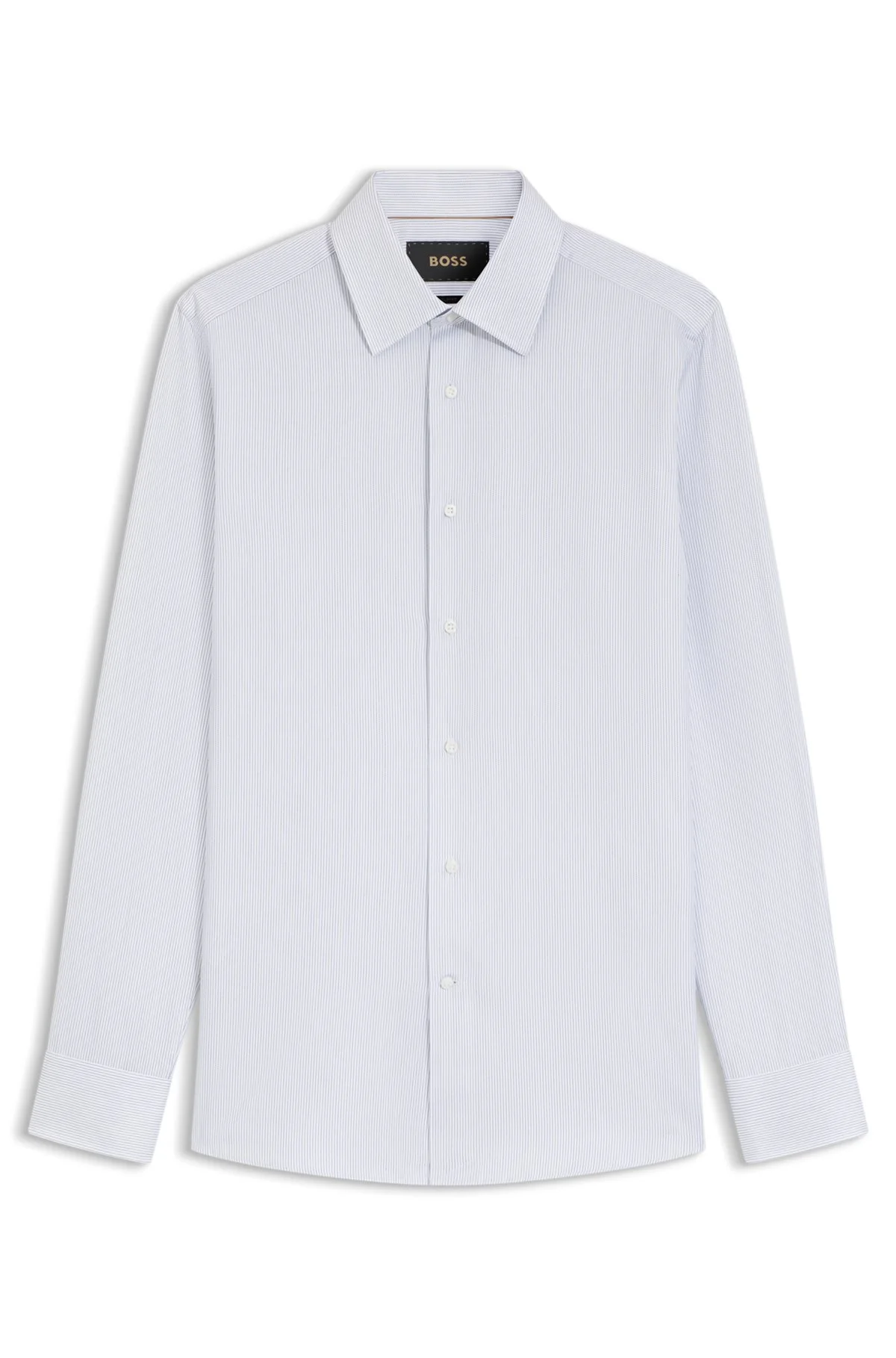 SLIM-FIT SHIRT IN STRIPED ITALIAN-MADE COTTON - 1