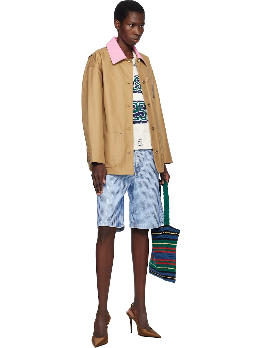 Tan Cotton Workwear Jacket - 4
