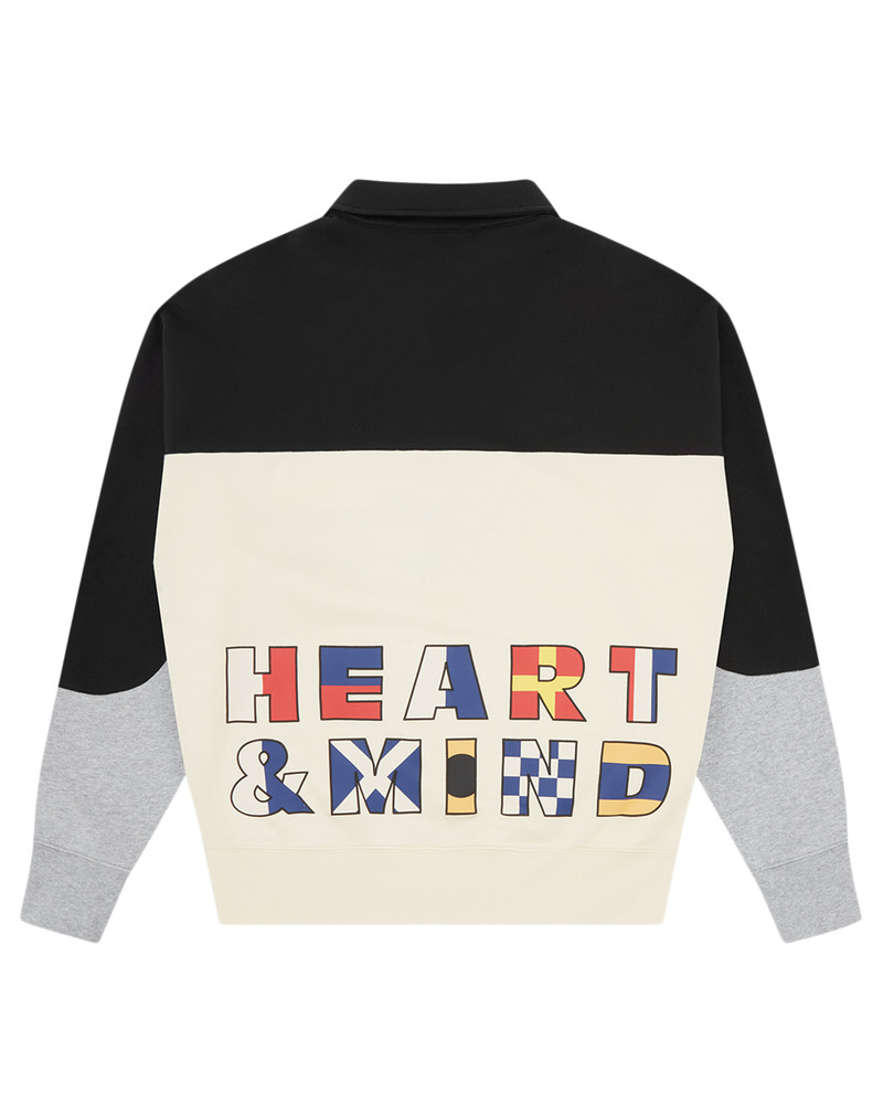 BILLIONAIRE BOYS CLUB REGATTA PANELLED QUARTER ZIP outlook