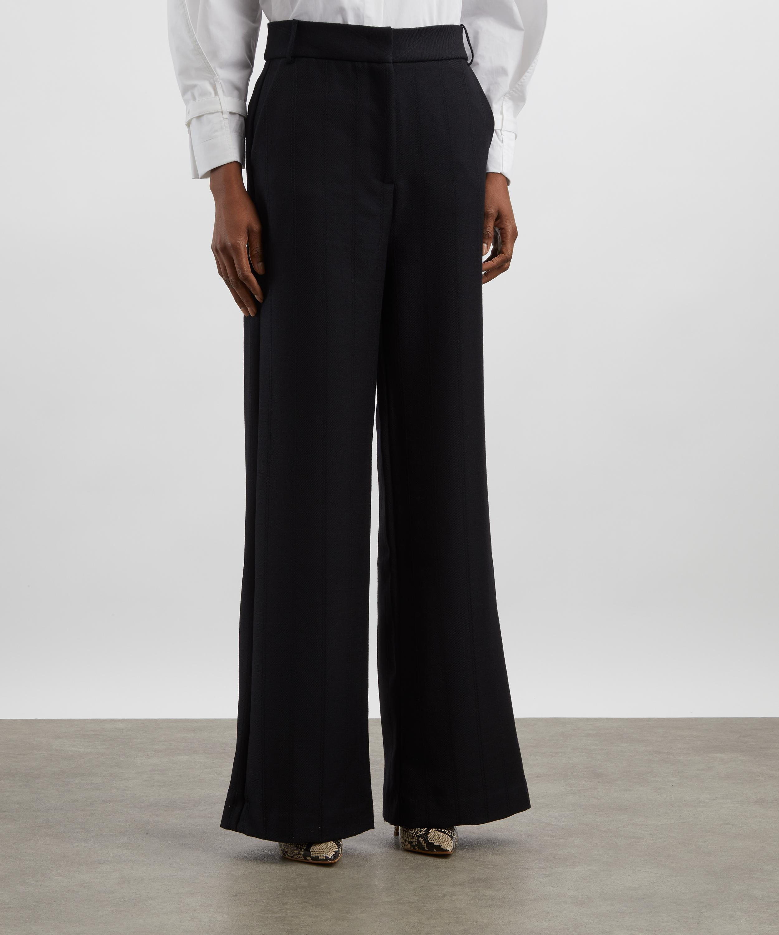 Beatrice Striped Wool Trousers - 3