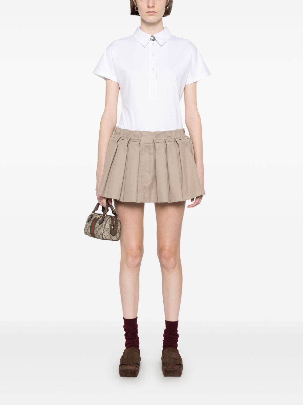 cotton polo top - 2