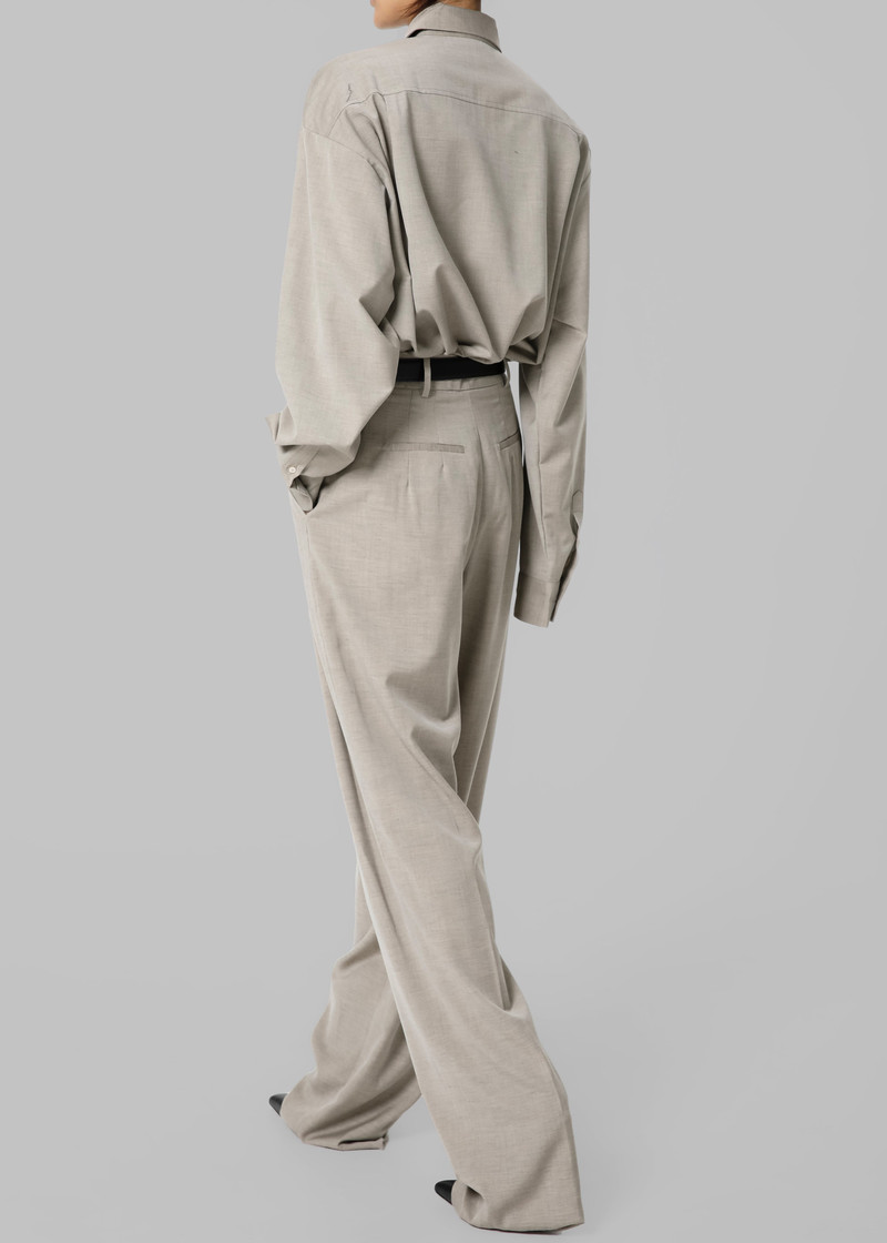 Gelso Shirt - Light Taupe Melange 6