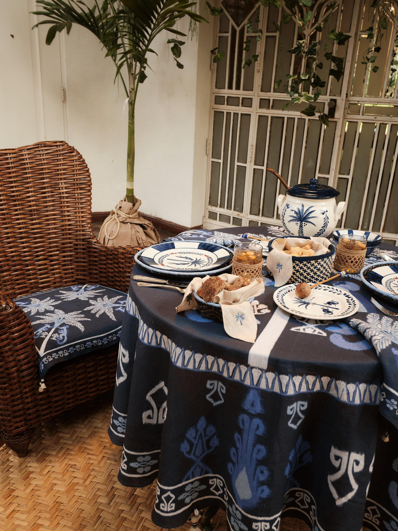 Entre Rios Amazonico Napkin - Navy Blue 5