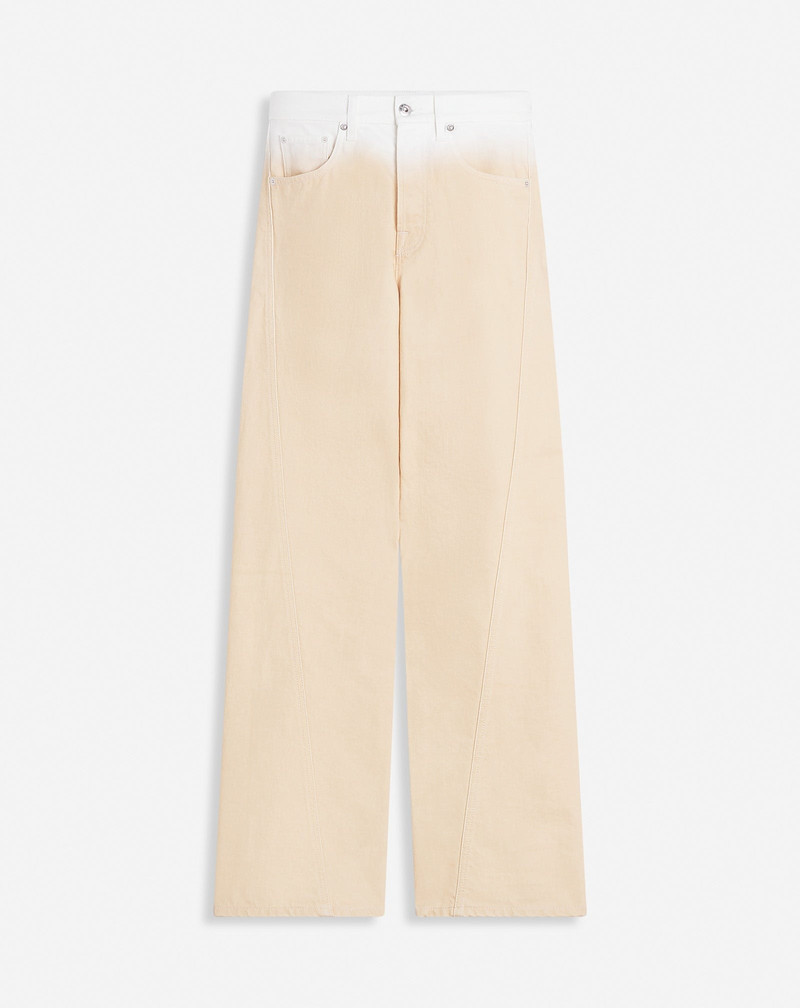 TWISTED PANTS WITH A GRADIENT EFFECT - 1