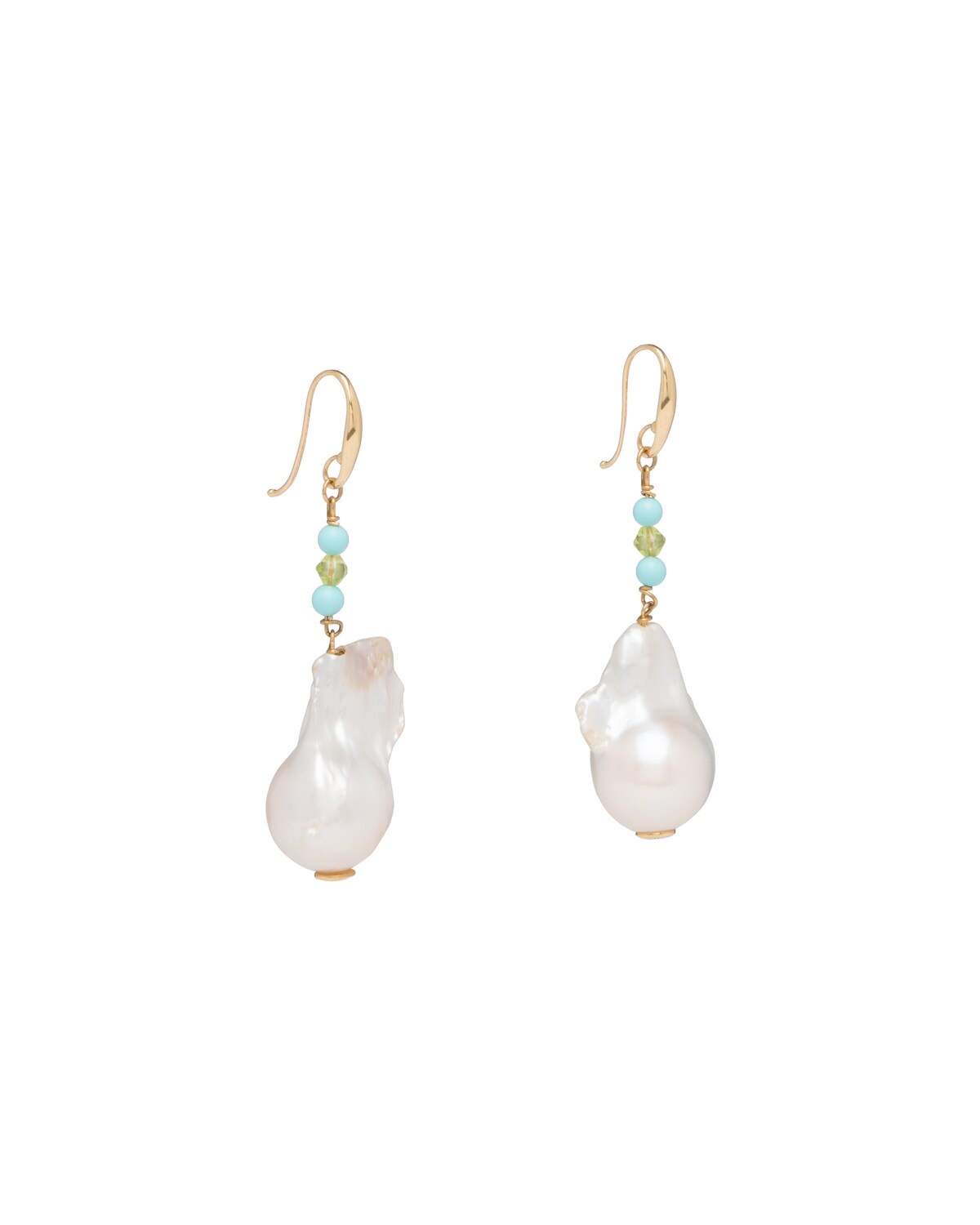 Prada Fine Jewellery gold and pearl earrings - 1