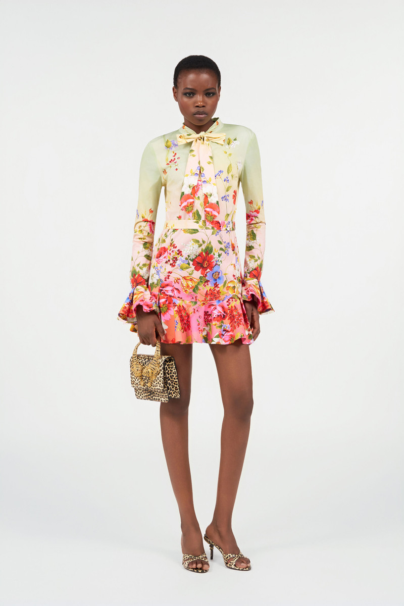 Roberto Cavalli Miami Print Mini Dress outlook