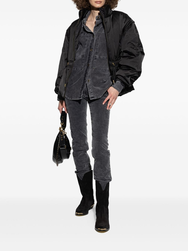 Isabel Marant Étoile patch-pocket corduroy shirt outlook