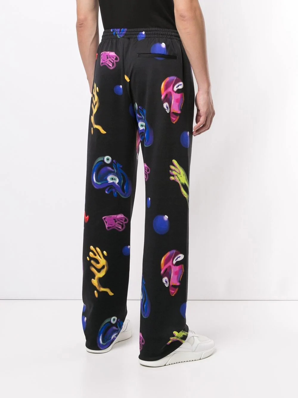 Crazy Faces print track pants - 4