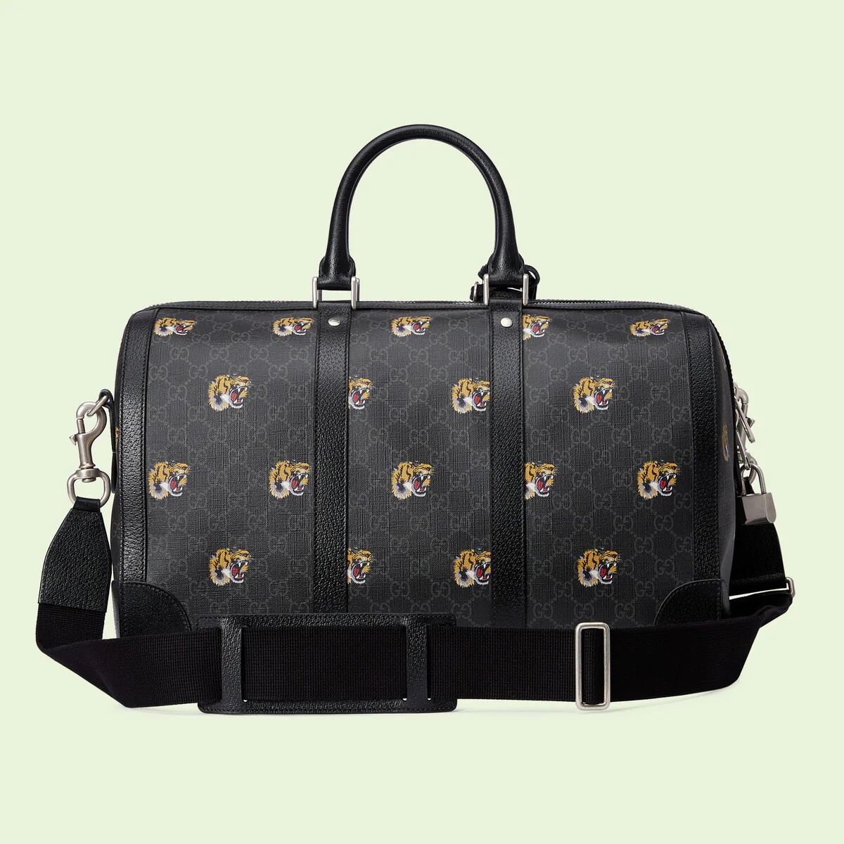GG tiger print duffle bag - 4