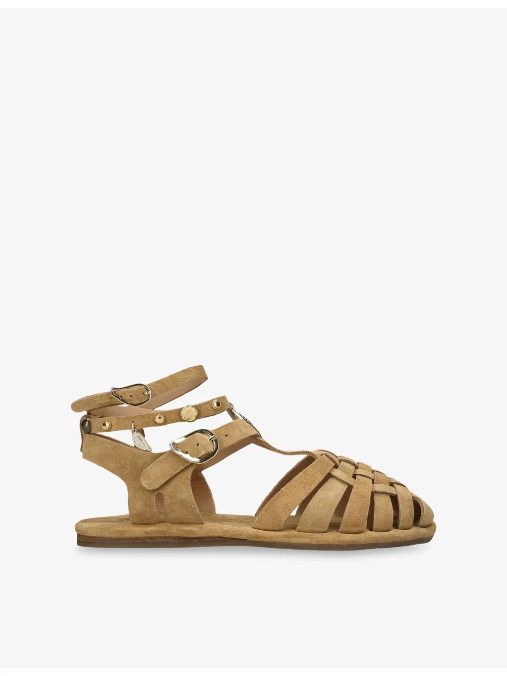 Karina Suede Fisherman Sandals - 1