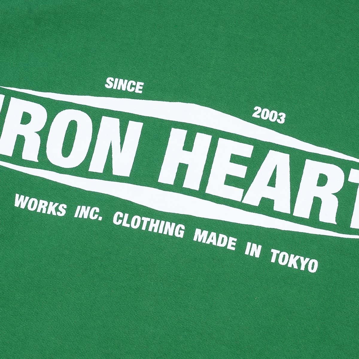 IHSW-76L-GRN Printed 14oz Ultra Heavyweight Loopwheel Cotton Zippered Hoodie - Green - 6