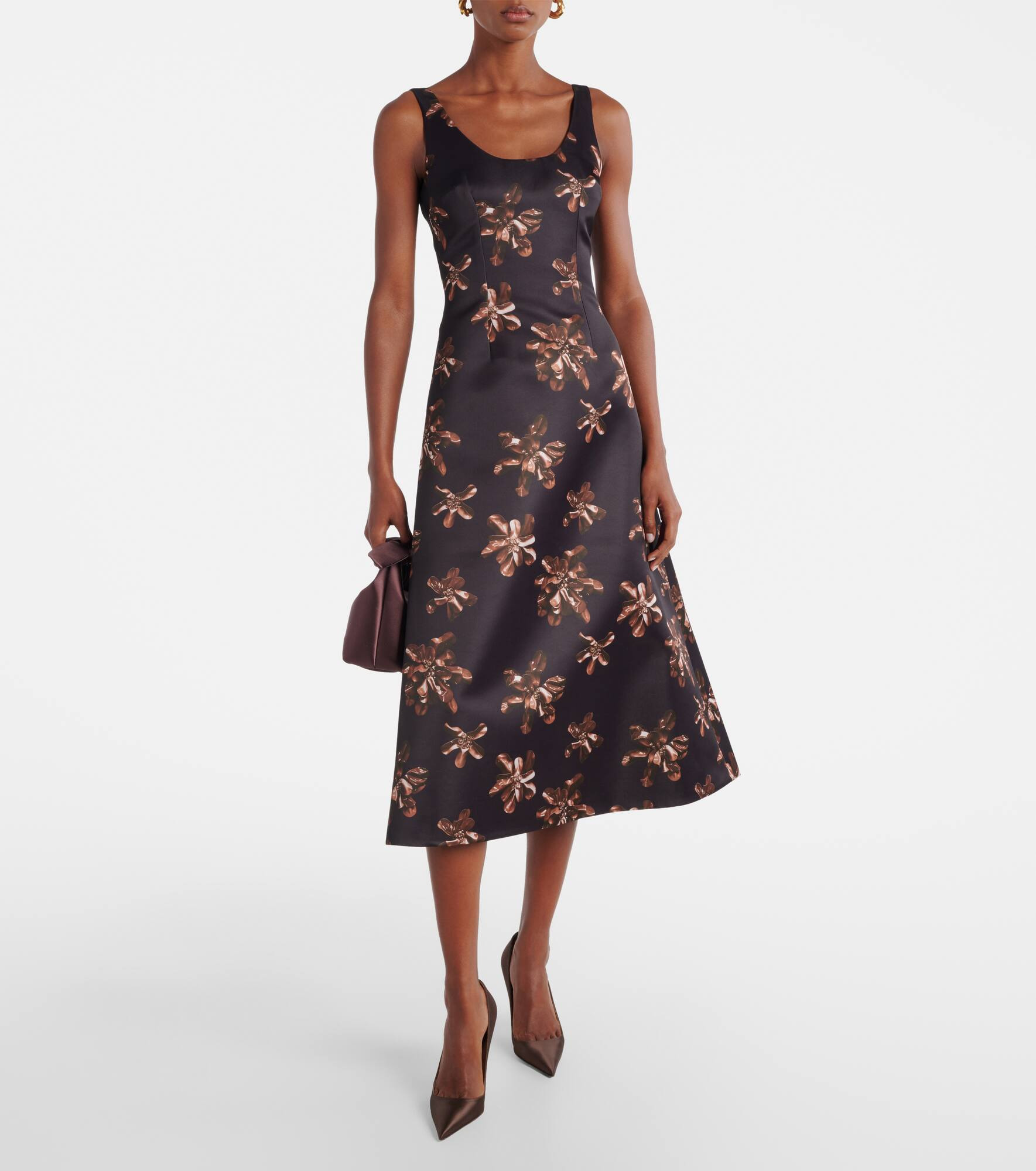 Tippi floral genzianella midi dress - 2