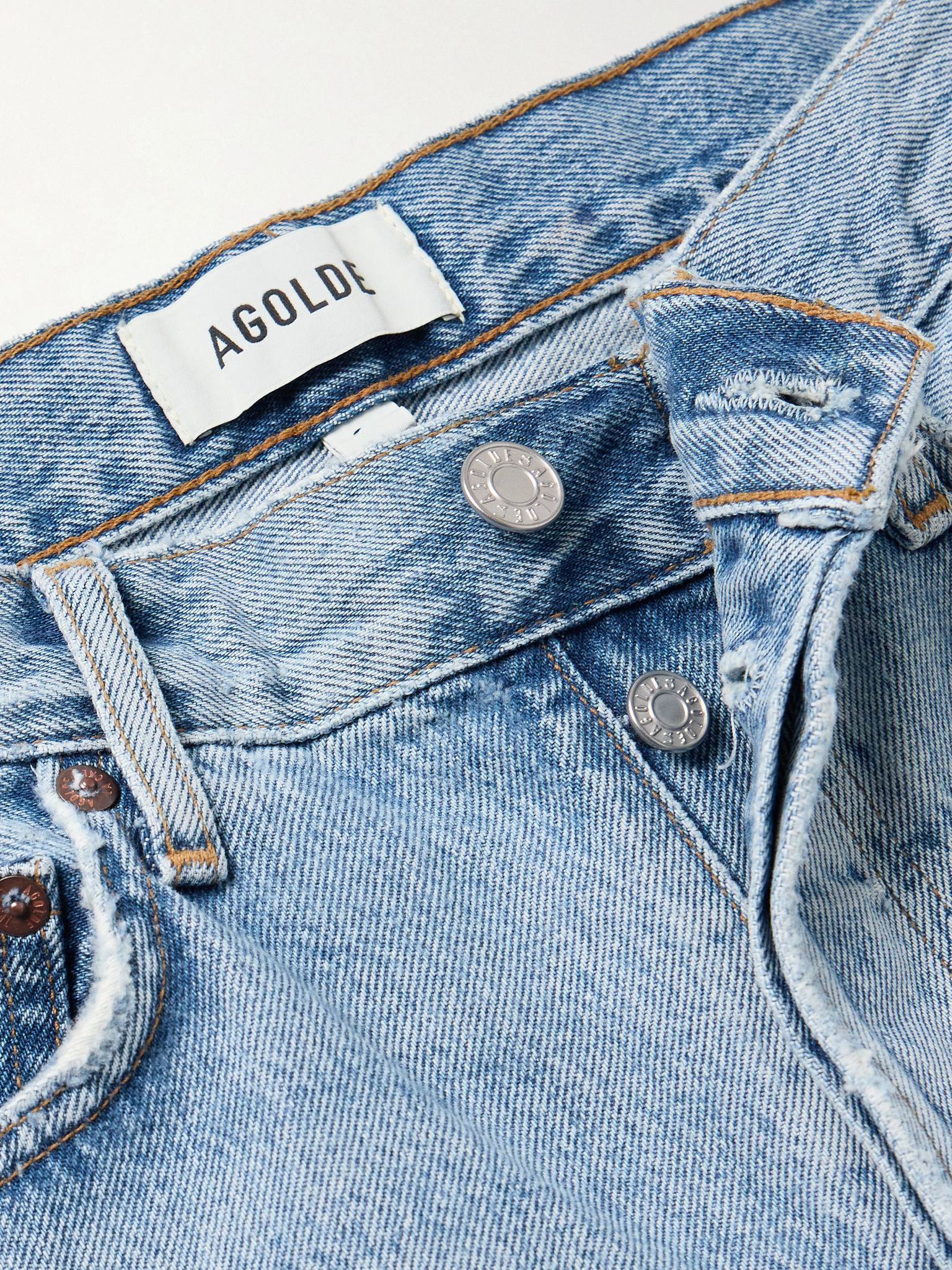 '90s Crop mid-rise straight-leg jeans Light denim - 5