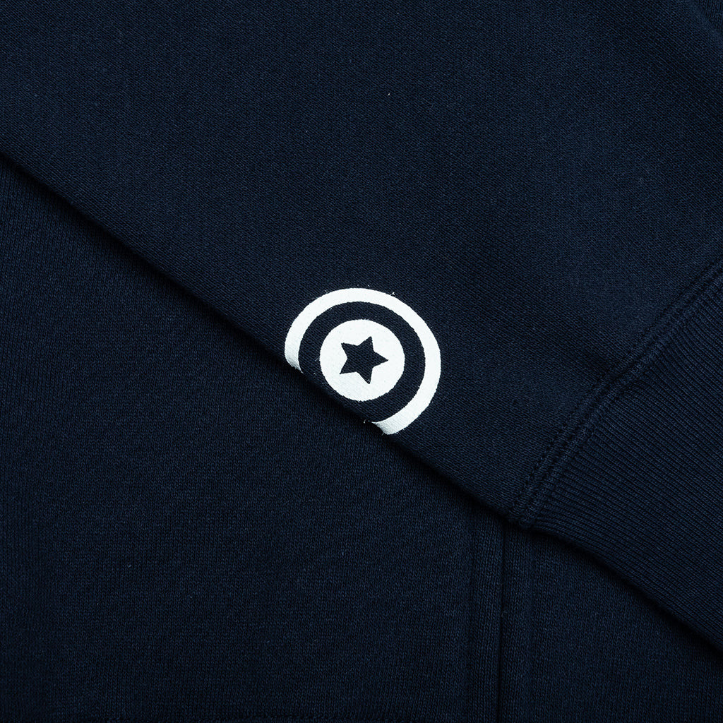 1ST SHARK FULL ZIP HOODIE - NAVY - 5