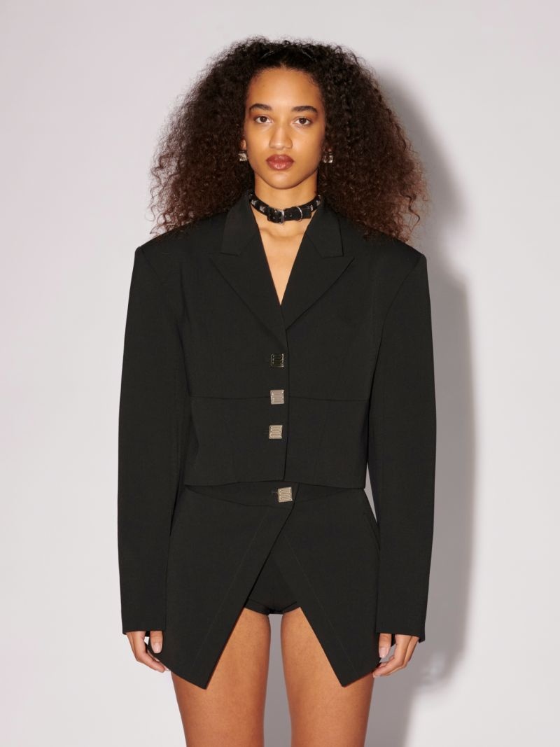 PANEL CROPP. TAILORING BLAZER - 3