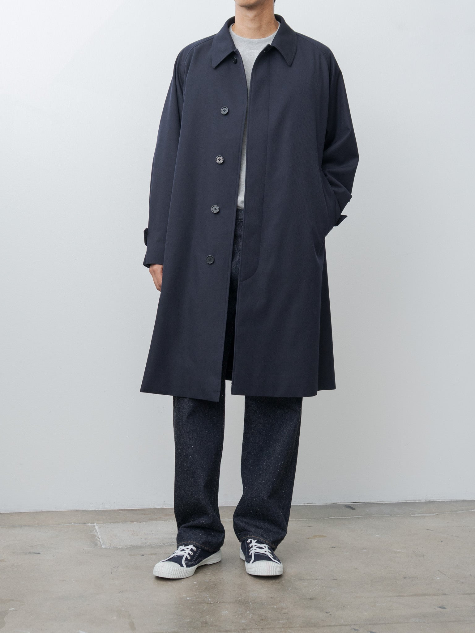 Walker Coat - Navy - 3