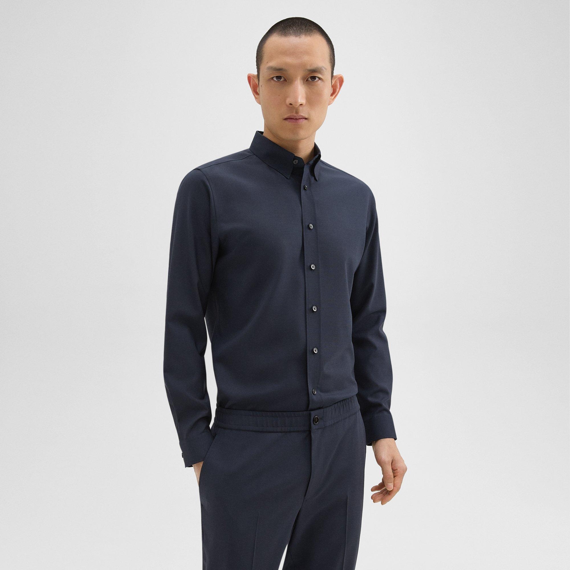 Hugh Shirt in Virgin Wool - 2