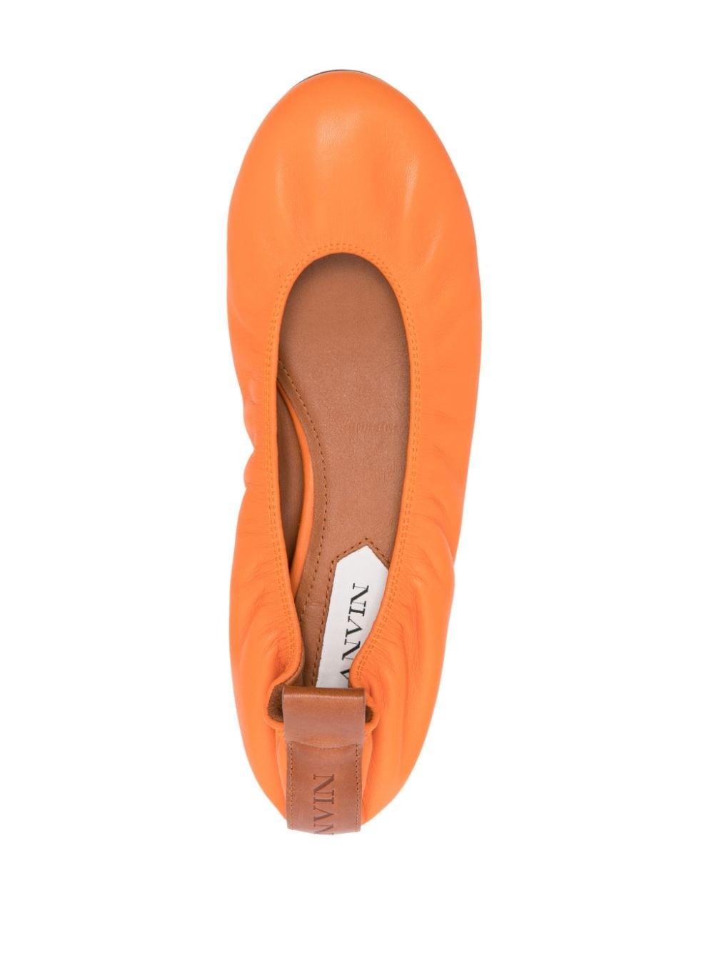 leather ballerina shoes - 4