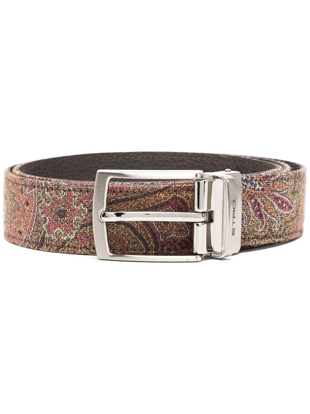 paisley print belt - 1