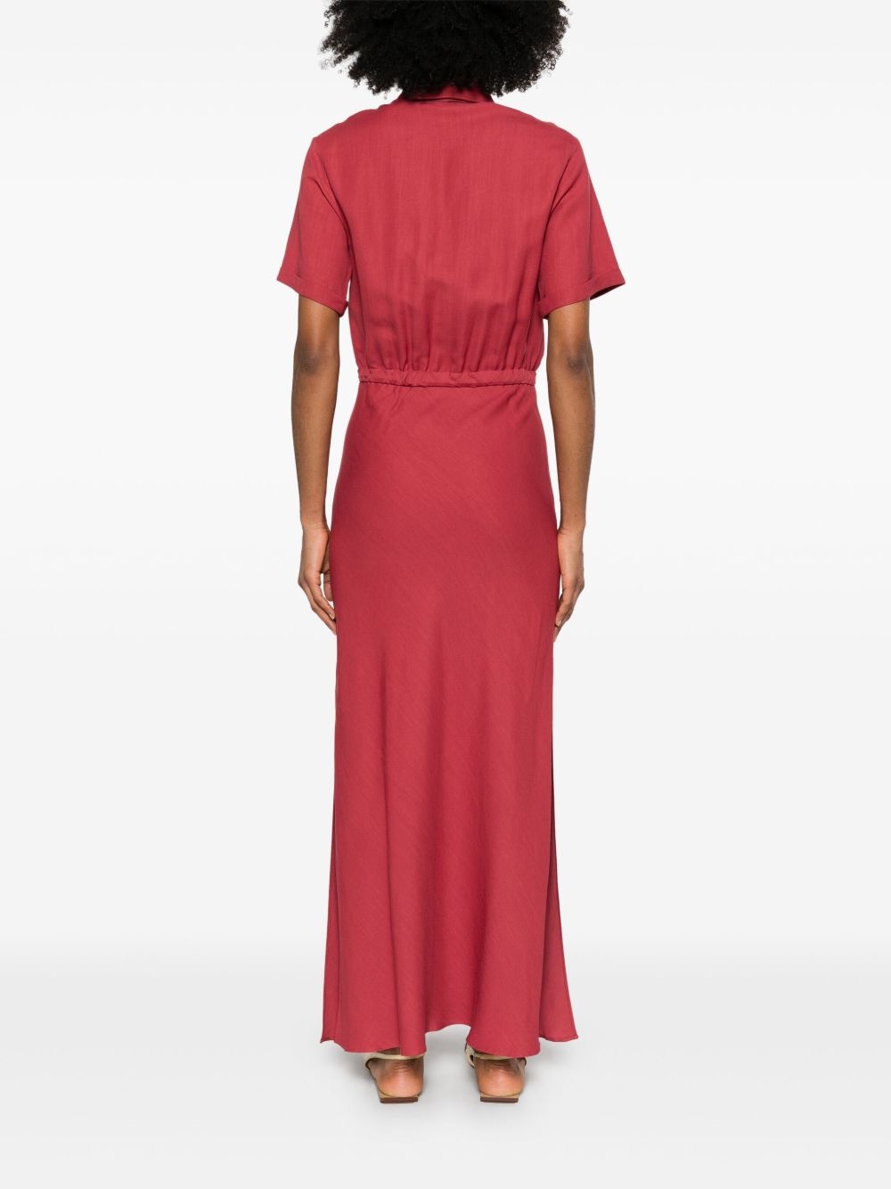 twill maxi dress - 4