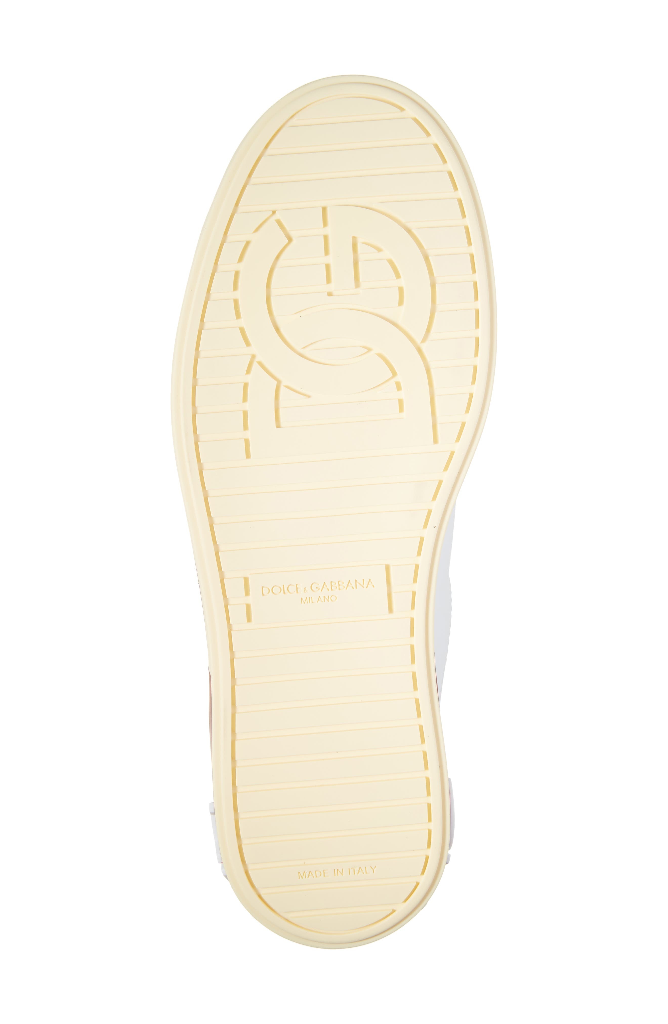 Dolce&Gabbana Portofino Sneaker in White/Poppy at Nordstrom - 6