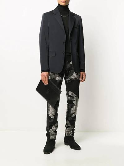 PHILIPP PLEIN Camouflage Super Straight Cut jeans outlook