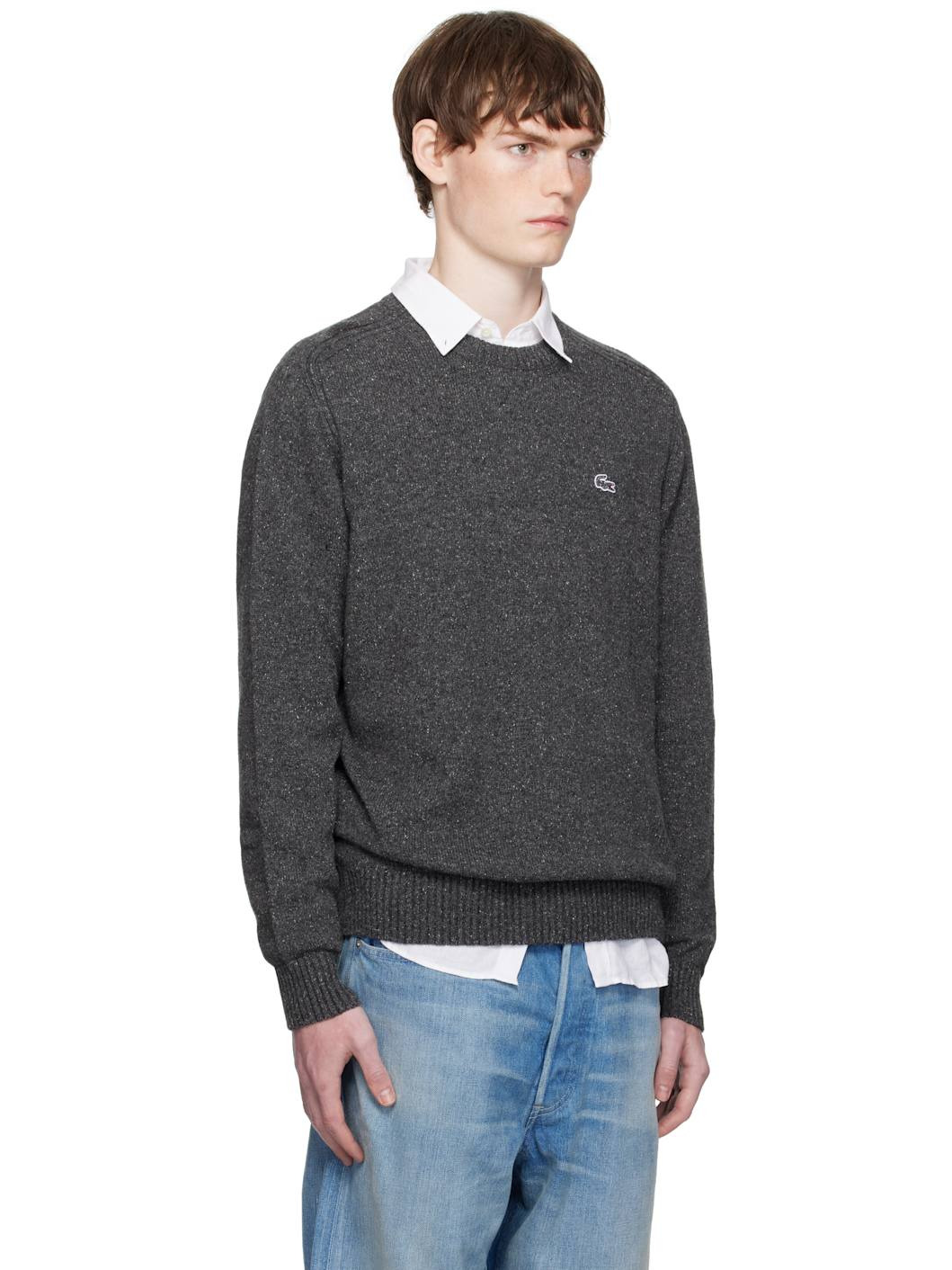 Gray 'Made In France' Sweater - 2