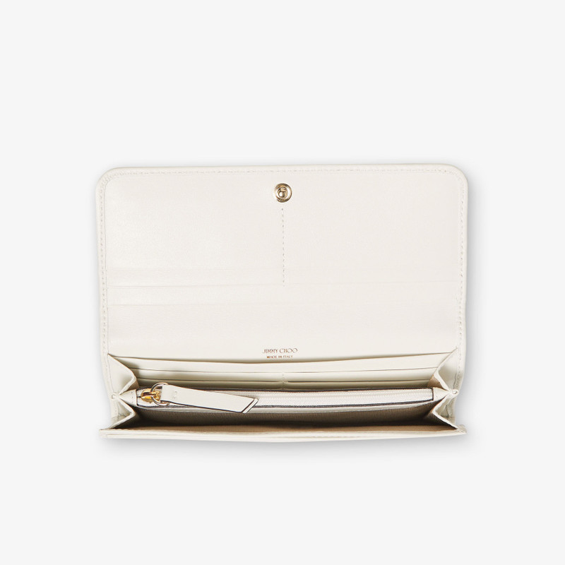 JIMMY CHOO Nino
Latte Calf Leather Wallet with Metal and Crystal Stars outlook