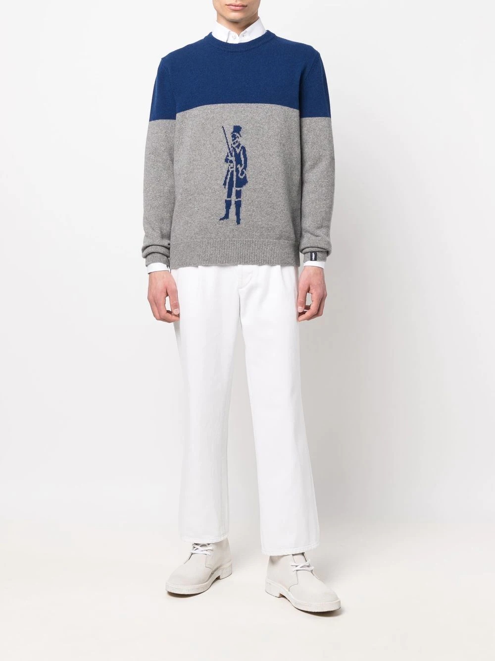 DANDY two-tone jumper - 2