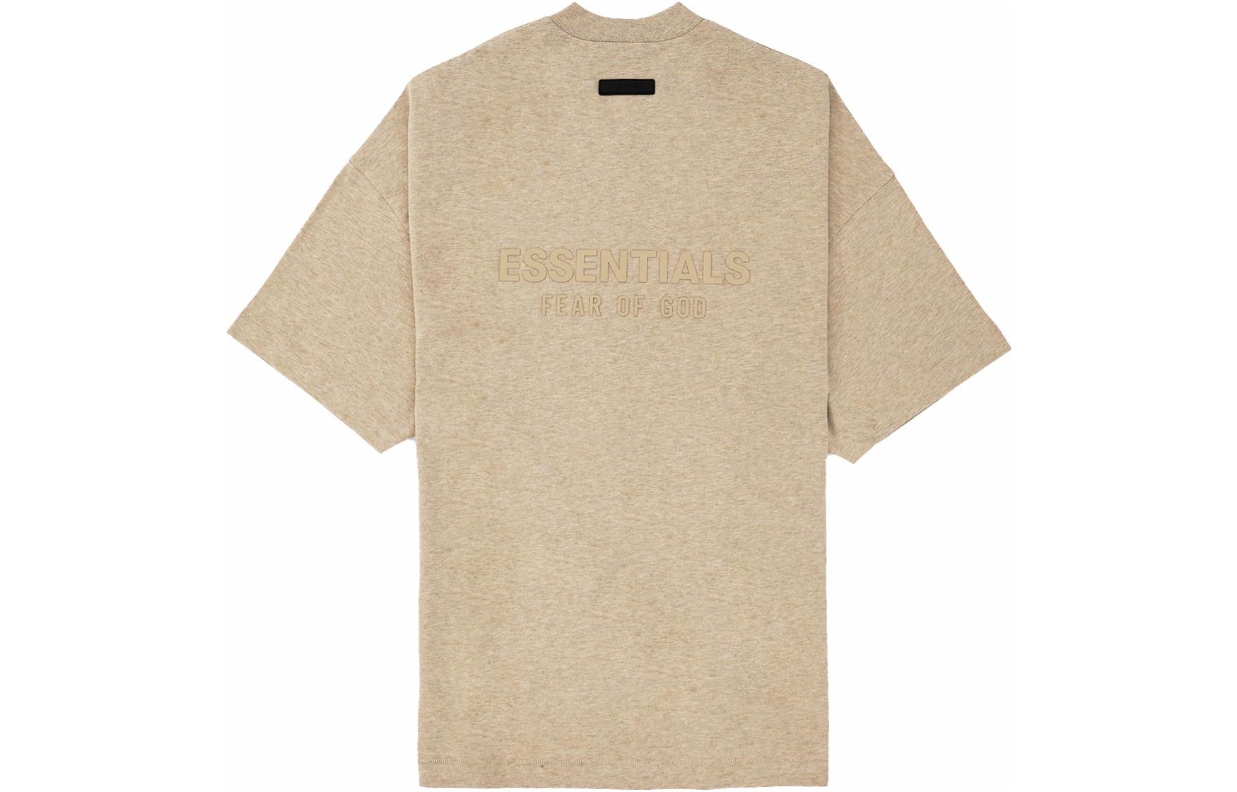 Fear of God Essentials FW23 V-Neck T-shirt 'Gold Heather' 125BT234113F - 3