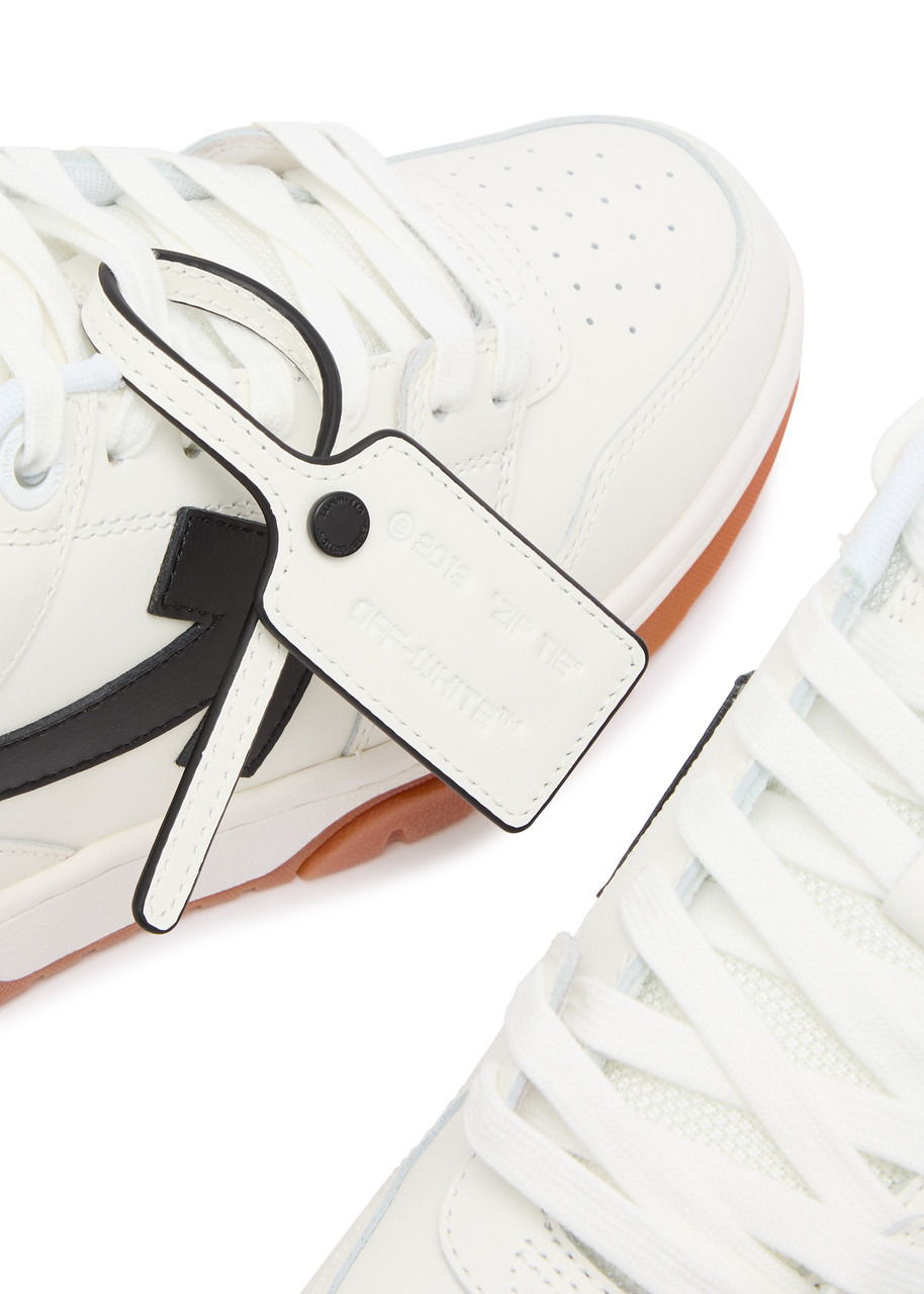 Off-white Out Of Office Leather Sneakers - 4